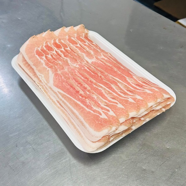 デンマーク産　豚バラスライス　500g〜　冷凍　　