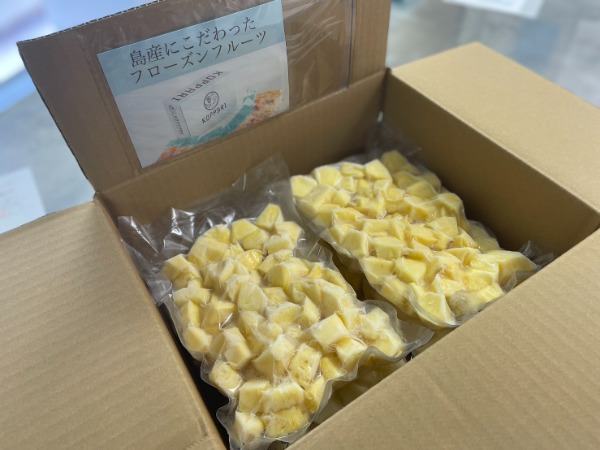 【急速冷凍】石垣島産　カットパイナップル