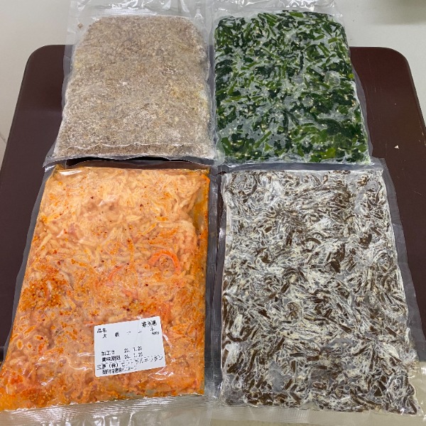 ＜有償サンプル＞自家製ナムルセット焼肉屋御用達ピビンバセット