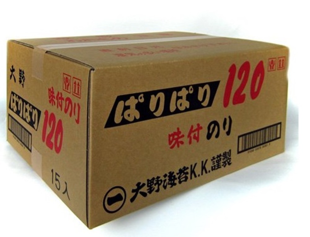 【味付け海苔】大野海苔　味付のり　ぱりぱり120（0401295）