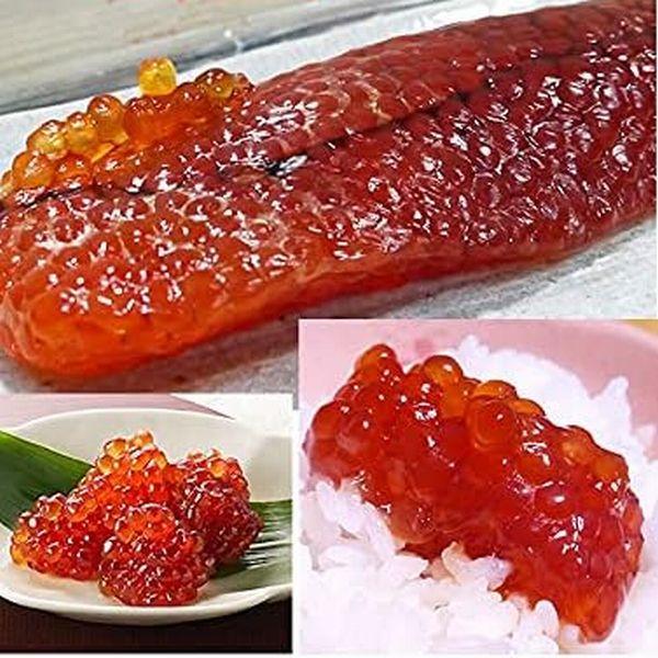 天然紅鮭の筋子醤油漬け　500g