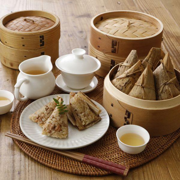 中華ちまき　30g　　●　鶏ちまき　一口ちまき　竹皮　粽