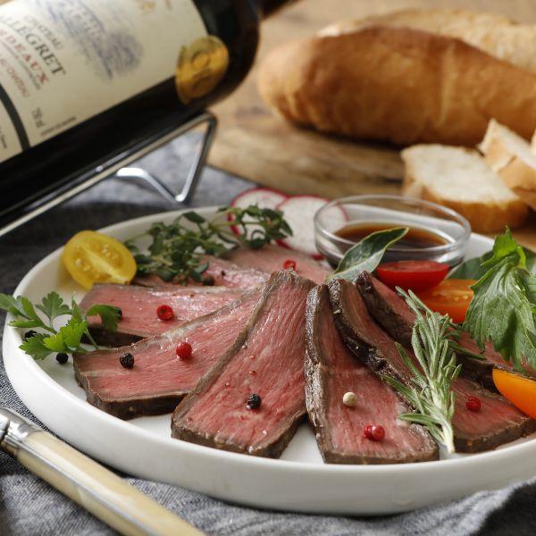 割烹職人の作った　ローストビーフ　●　オースト　もも肉