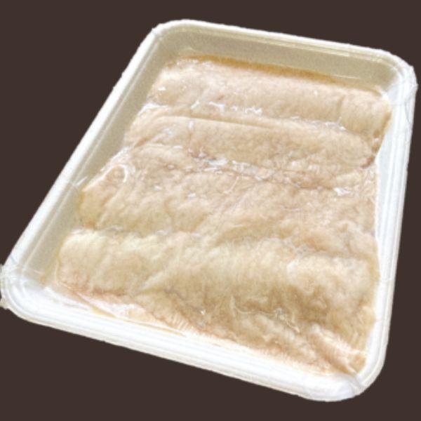 愛媛県産　活け〆骨切鱧　●　骨切りはも　骨切りハモ　骨切り鱧