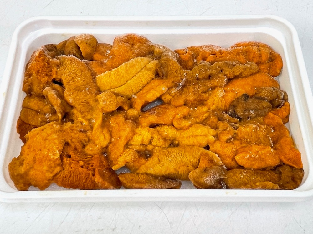 冷凍うに100ｇｐ　Ｖ（みょうばんなし）チリ産　　　　　　　