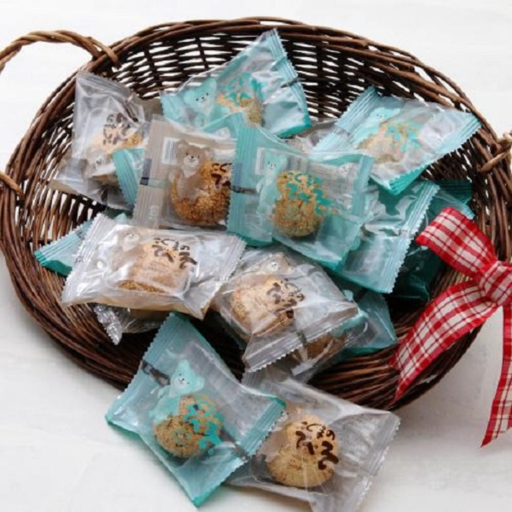 こぐまのでべそアソート/クッキー　288枚（1箱12個入x24箱）