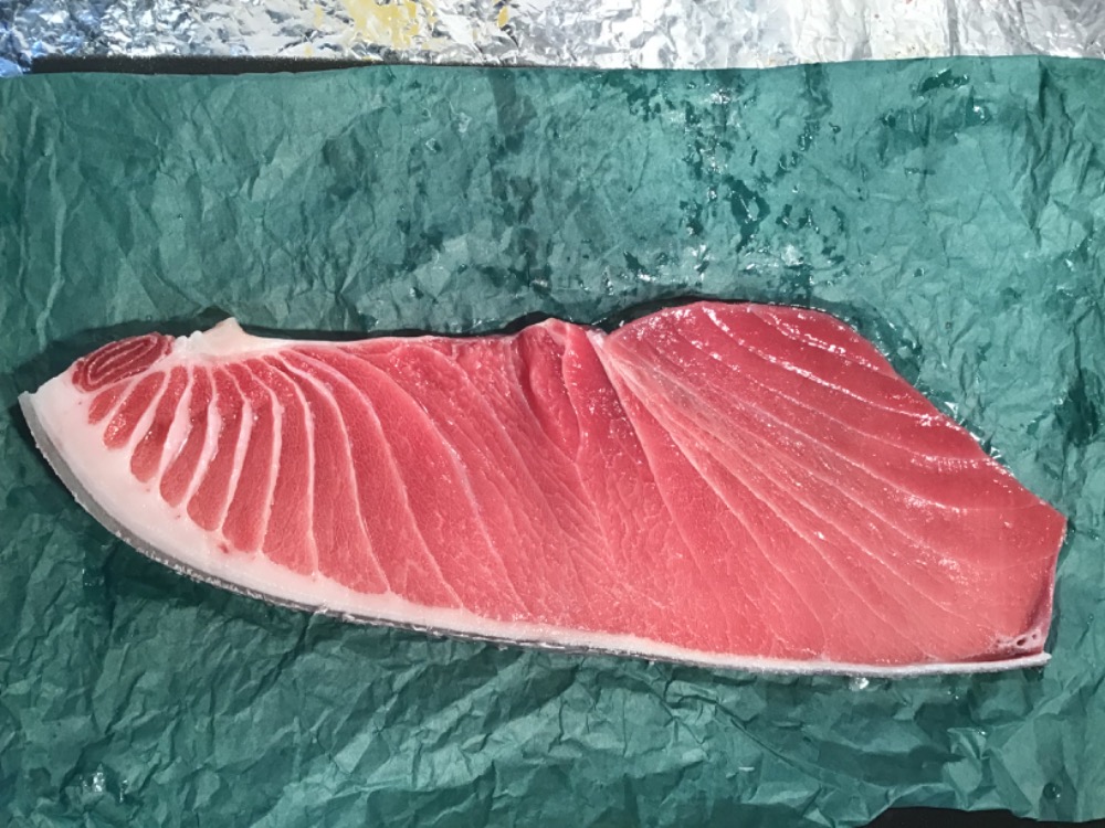 限定マルタ産冷凍蓄養本マグロ腹上カワラ