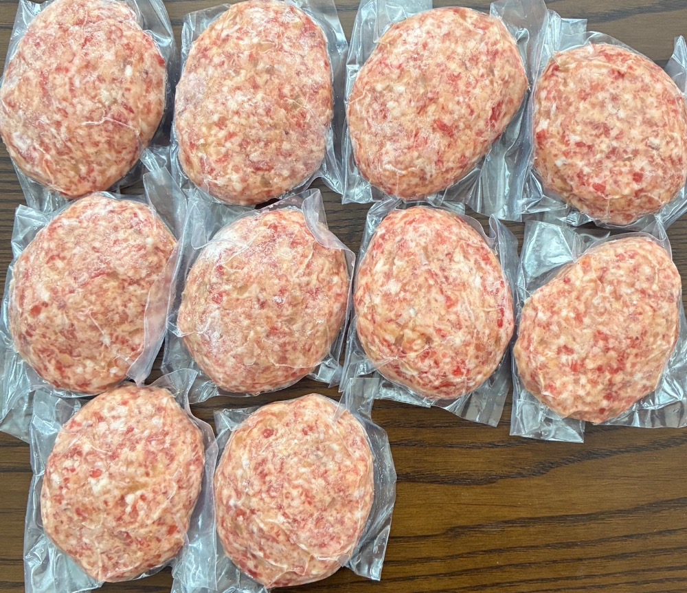 黒毛和牛黒豚合挽きハンバーグ　100g