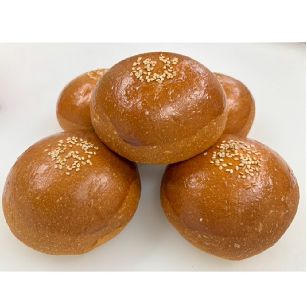 【焼成済冷凍パン】バンズ　ゴマあり　70gx100個　用途いろいろ