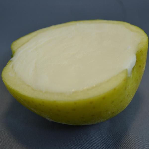 くりぬきフルーツシャーベット【はんぶん青りんご】80㎖　32入