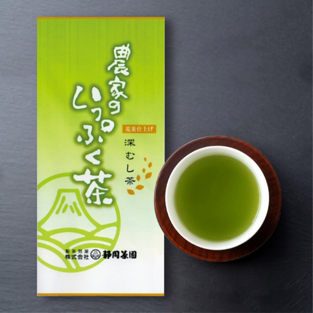 荒茶仕上げ　農家のいっぷく茶100ｇ（茶葉・緑茶・煎茶）