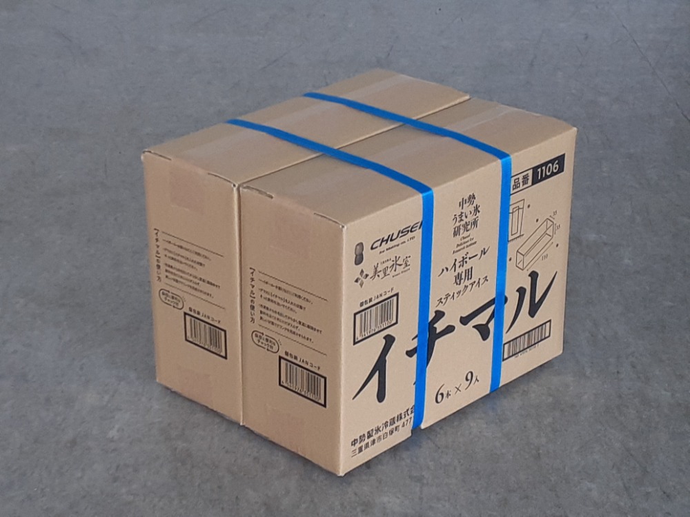 中勢製氷スティック氷イチマル35x35x110mm6本入三重天然水使用