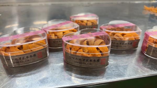 ハート形バフンウニ（生雲丹）50g　特別なお祝いやギフトとして