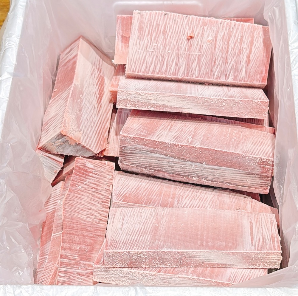 限定　天然インドマグロ赤身中トロサク　　6.5k