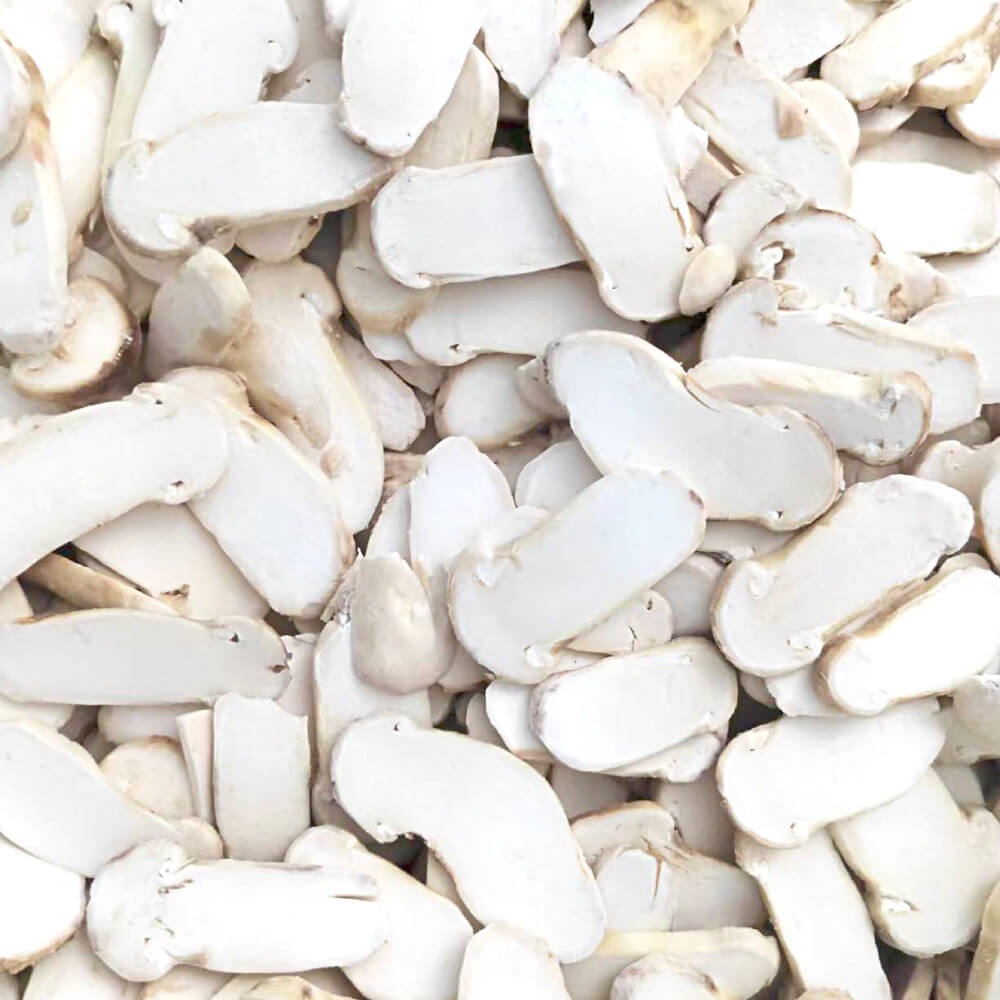 生冷凍松茸　つぼみスライス3-5cm　2kg　バラ凍結【香り保証】