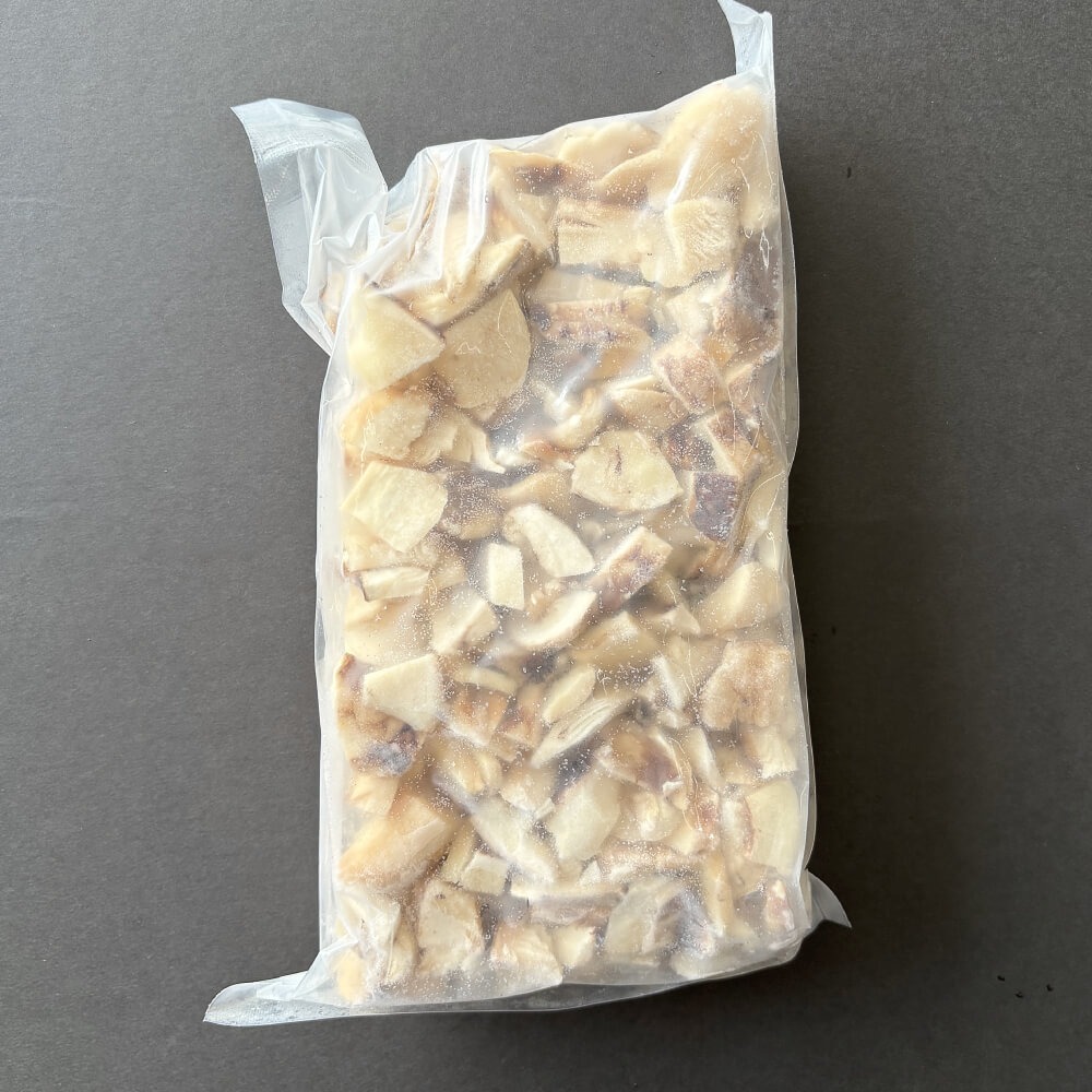 生冷凍松茸　チップ(1x2cm)　2kg　バラ凍結【香り保証◎】