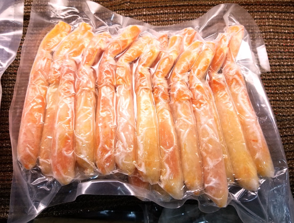 【新商品】【新商品】ボイル本ズワイガニ棒肉ポーション　500g（15本入）カニ・かに