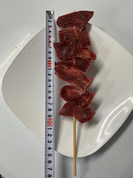 【イベント・BBQなどに！】ジャンボ牛タン串約90g