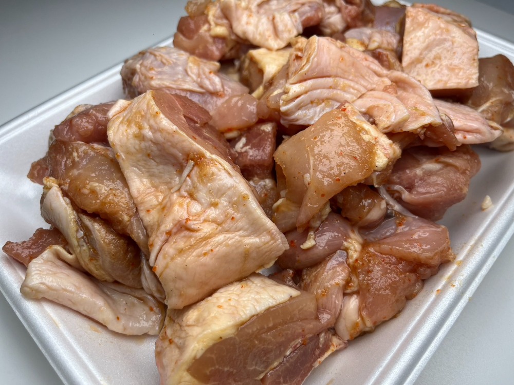 味付けトリモモカット40〜50g【九州醤油味】