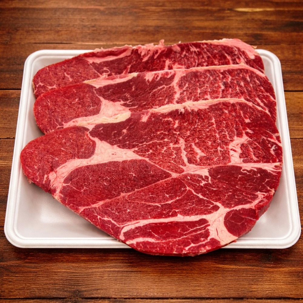 【新商品】【新商品】【IBP】　牛肩ロース　ステーキ　チャックアイ　【厚み指定可】