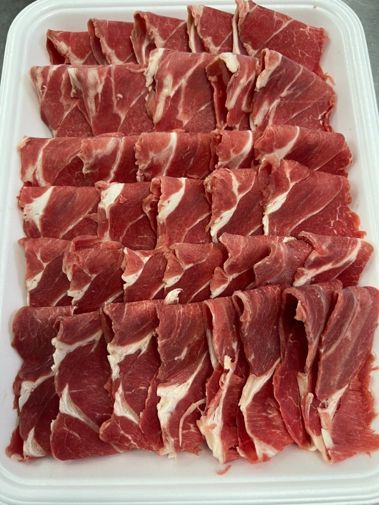 ラムショルダー　スライス　真空包装
