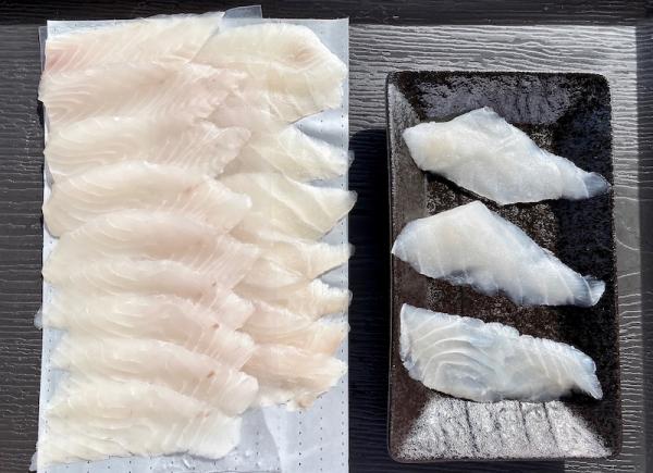 冷凍いずみ鯛スライス　8gx20枚/p　寿司ネタ・カルパッチョ用