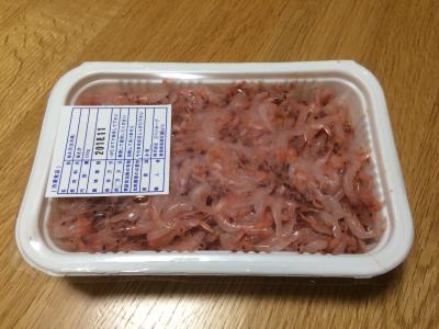 生食用　桜えび生冷凍　250g/p　※パック出荷