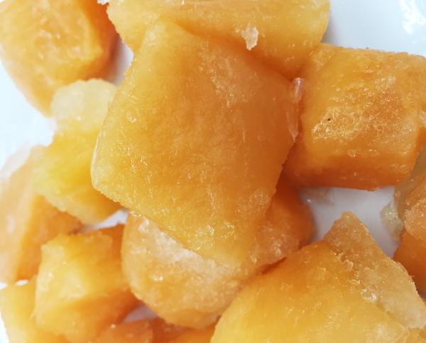 【KIMONO　FRUITS】冷凍赤肉メロン　国産　1kg