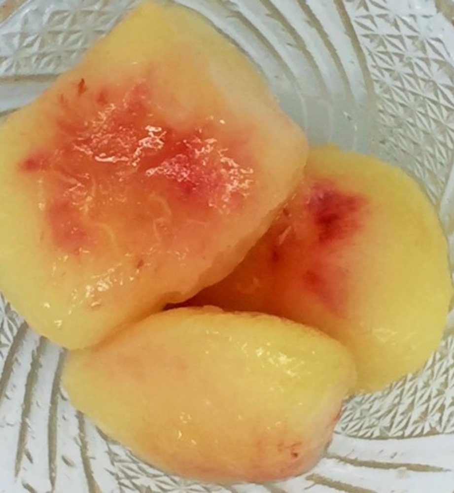 【KIMONO　FRUITS】国産冷凍桃　1000ｇ（長野産　白桃）完熟白桃