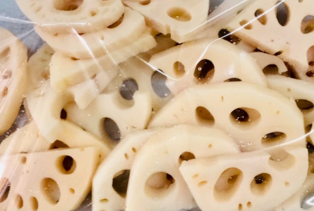 冷凍レンコンスライス　1kg（200ｇx５）徳島産　無漂白　