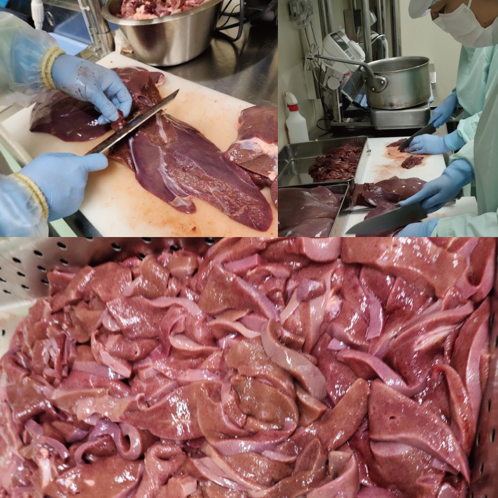 お試【国産・下処理済】豚レバースライス(手切5mm)80gx10パック