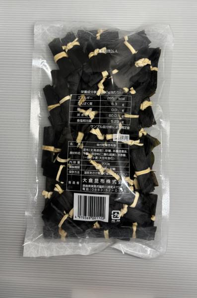 味付乾燥昆布巻き　200g