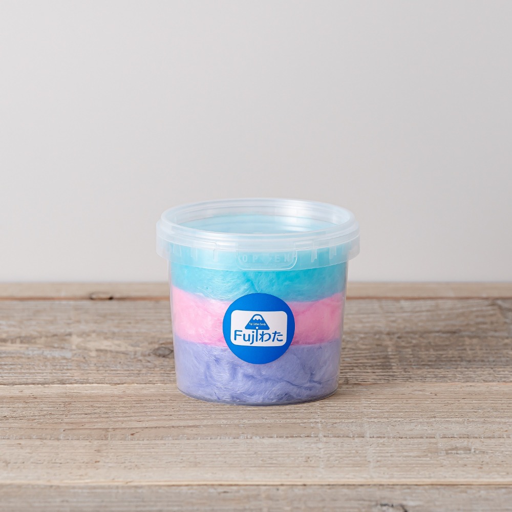 3色わたあめ1　デザート・ドリンクのトッピングに　写真映え抜群