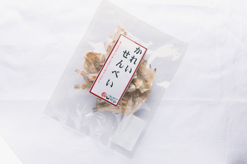 【有償サンプル】　越前産　カレイ煎餅　せんべい　干物　50g入