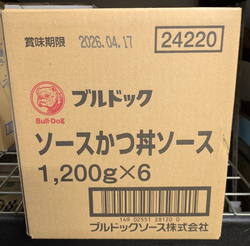 ブルドック　ソースかつ丼ソースブルドック1200ｇ