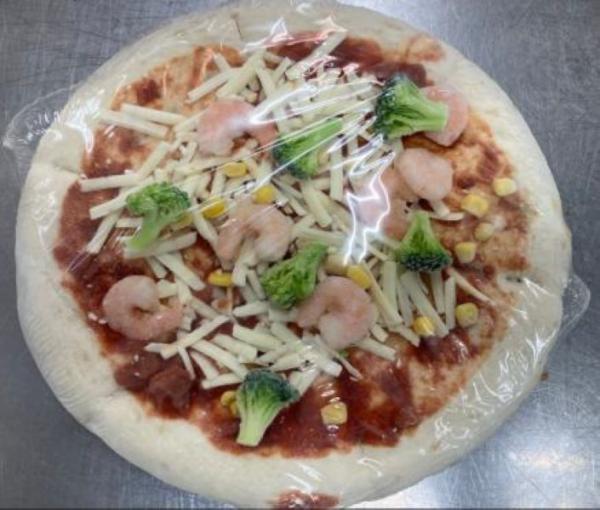 S9MJ　エビとコーンピザ(箱付)　9インチ　330gx20枚