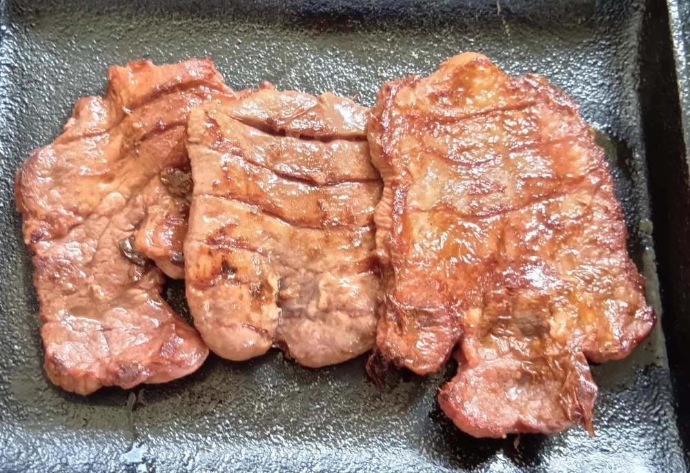 ニュージーランド産　牛たんスライス藻塩味　500ｇx6パック