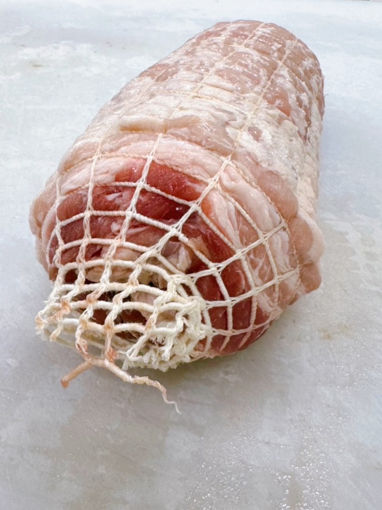 【冷凍】豚バラ　ネット　焼豚　チャーシュー　1/4カット