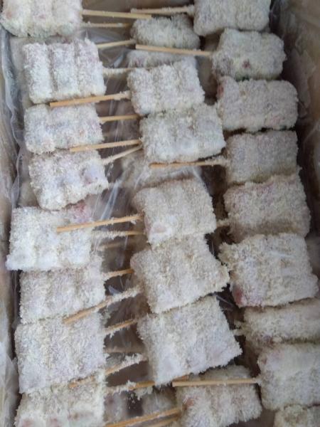 国内製造　串カツ　豚バラアスパラ串　30ｇx50本　串揚げ