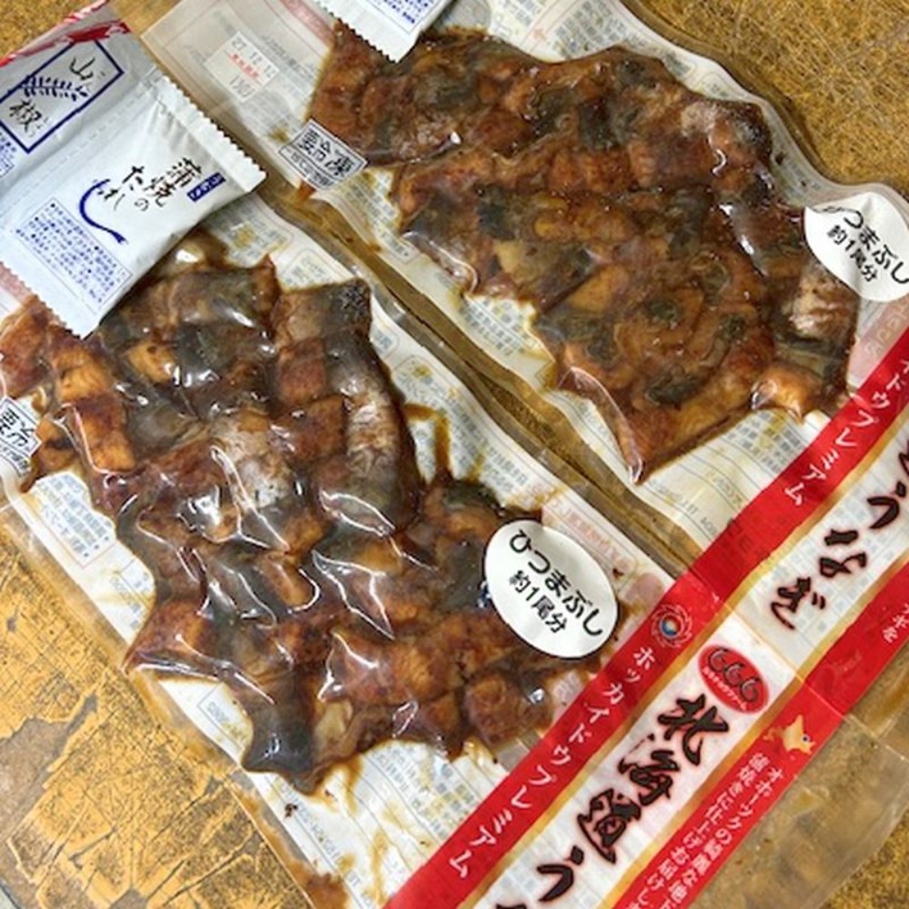 北海道初◆オホーツうなぎ蒲焼をひつまぶしに130g真空/ふっくら