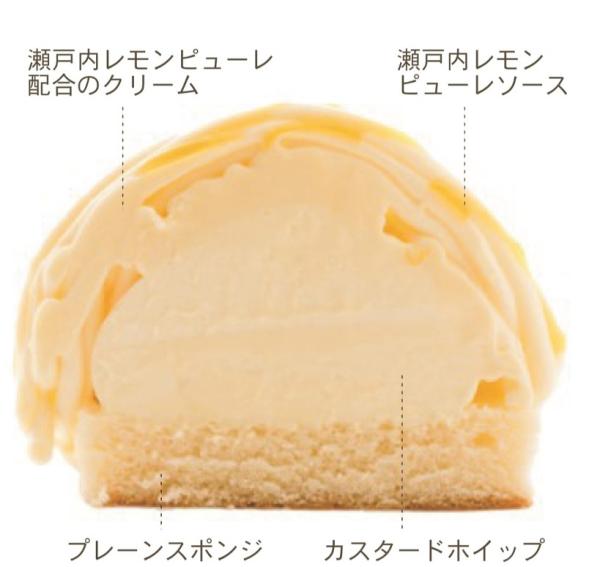 瀬戸内レモンのモンブラン（アイスケーキ）２４０ｇ（４個入）