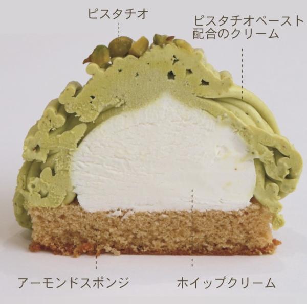ピスタチオモンブラン（アイスケーキ）２４０ｇ（４個入）