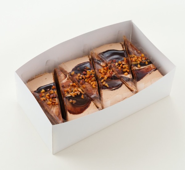 【解凍不要】アイスケーキ(チョコ)7号12カット6個入(390g)