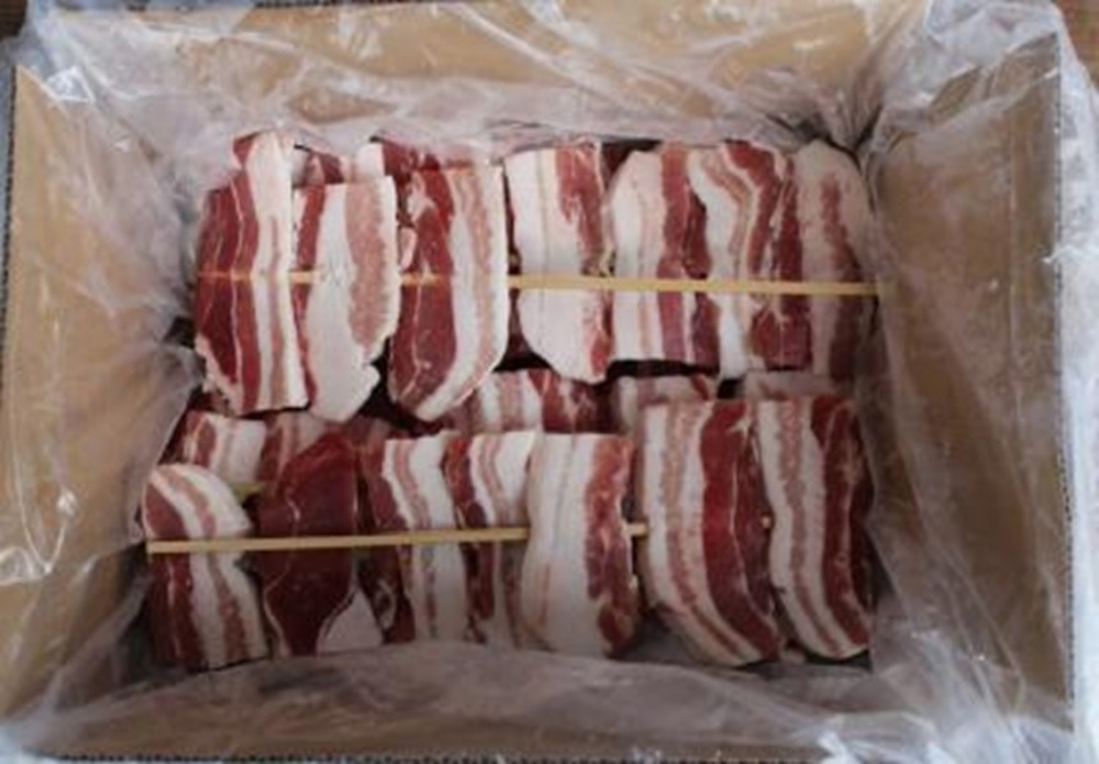 【鹿児島県黒豚使用】ジャンボ豚バラ串　120gx15本（1cm厚！）