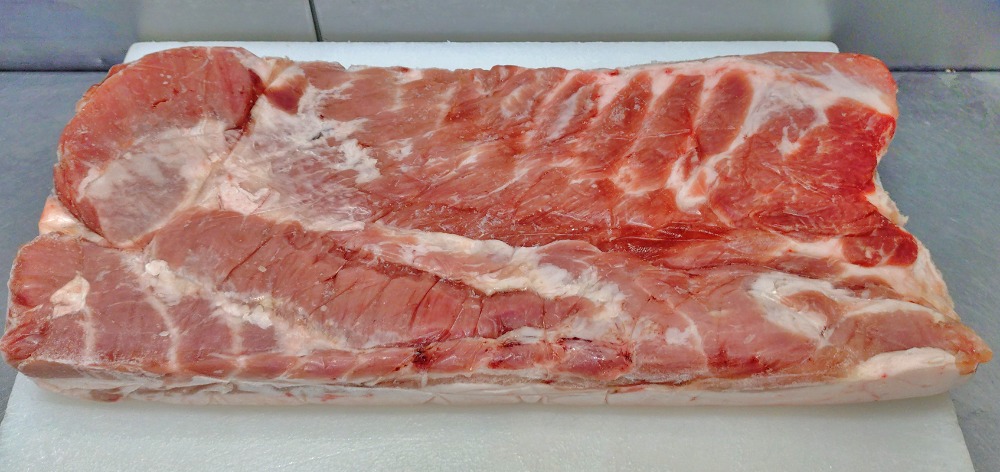 スペイン産豚バラブロックLLサイズ山なしシートベリー