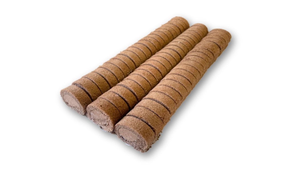 大人気　チョコレートロールケーキ　60カット