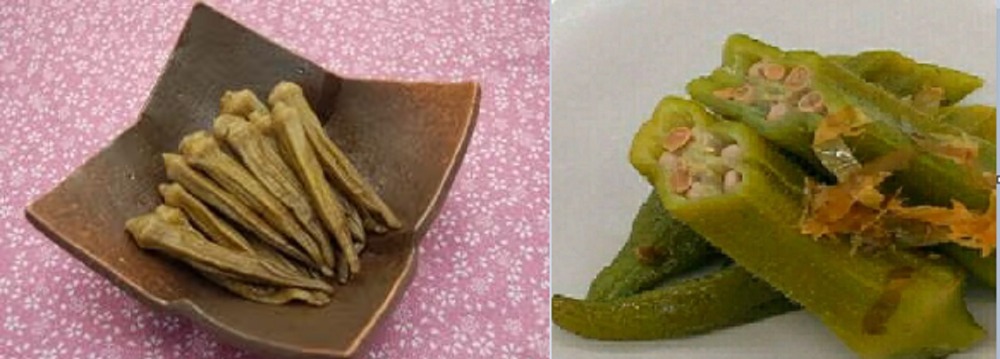 指宿産　オクラ漬　