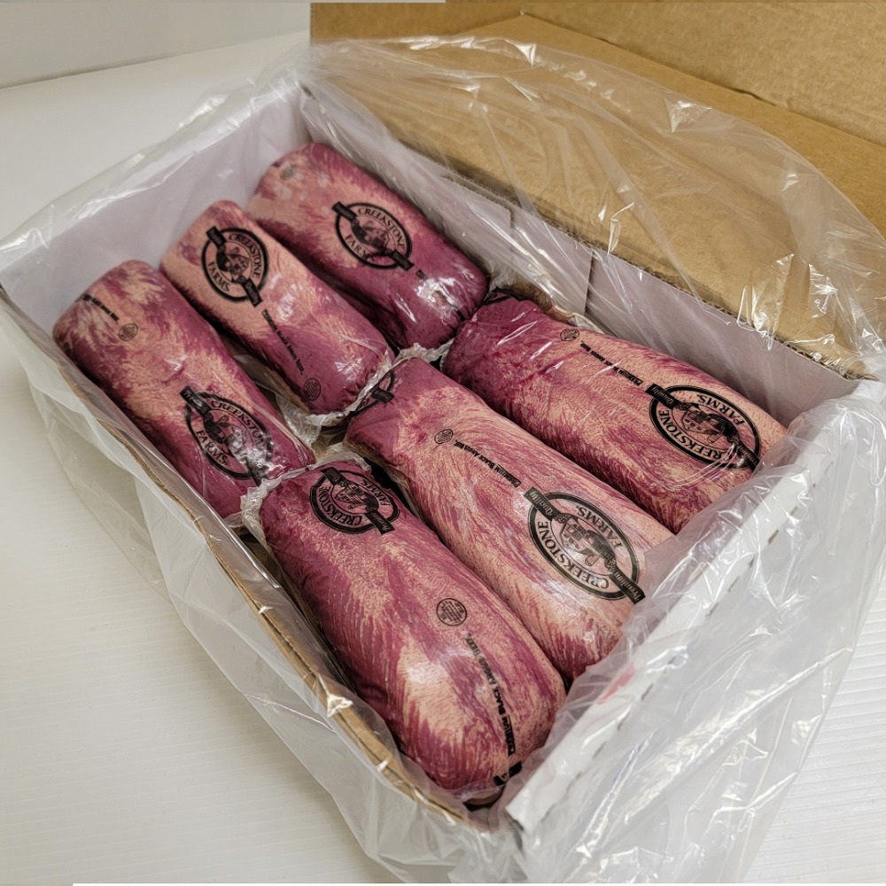 クリークストーン社プレミアムアンガス牛　ムキタン1ケース6本