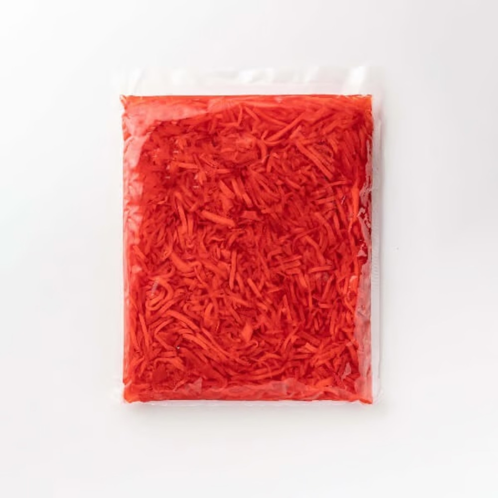 紅生姜千切漬　特濃タイプ　1kgx15パック　（個固形800g以上）