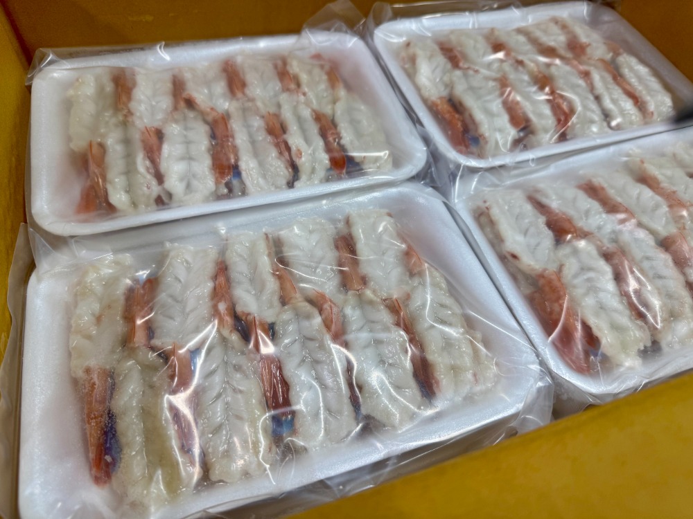 【寿司ねた】アルゼンチン赤海老開き　5L20尾